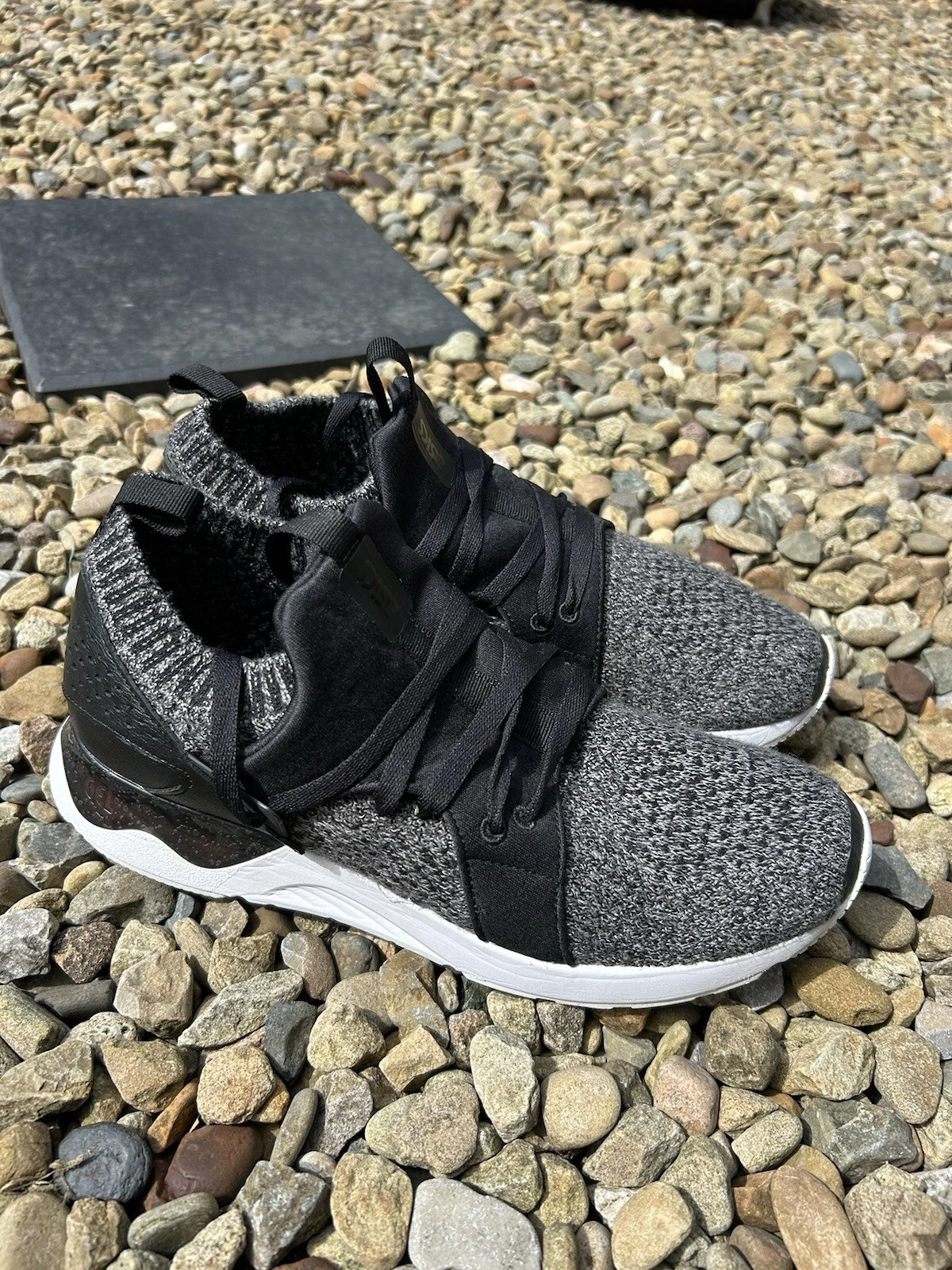 Asics Tiger Gel Lyte V Sanze maglia grigio nero 42 5 UK 8 Asics H8K1N