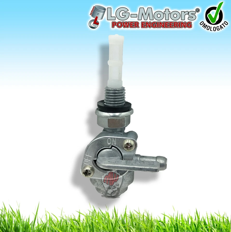 LG-MOTORS RUBINETTO CARBURANTE BENZINA SERBATOIO PER GRUPPO ELETTROGENO GENERATORE