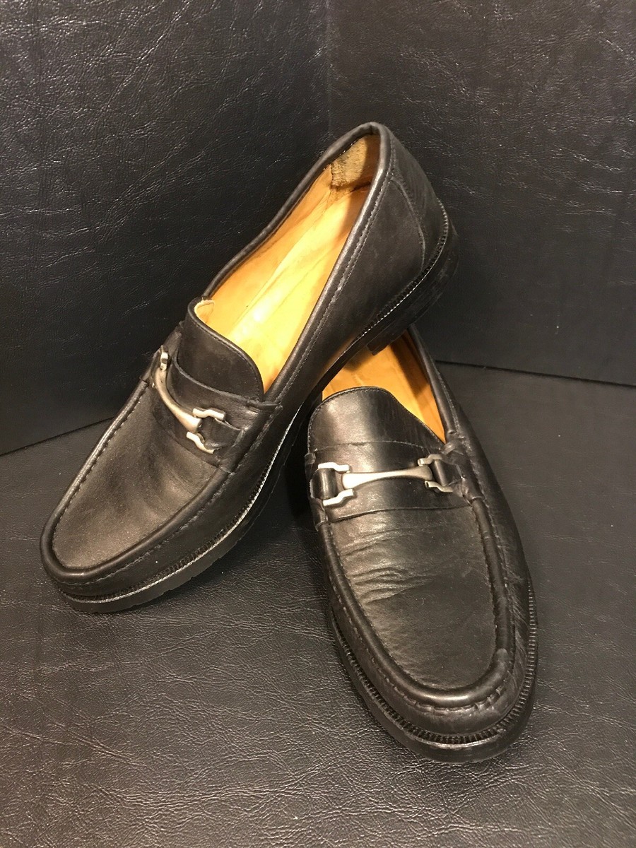 GIANNI LANETTI Collezioni Made in Italy Mens Black Leather  display picture 3