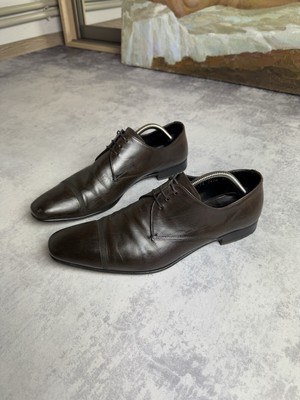 Prada Leather Luxury Vintage Oxford Formal Classic Shoes Size: 7,5 