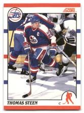 Thomas Steen 1990 Score Canadian HOCKEY #14 Winnipeg Jets