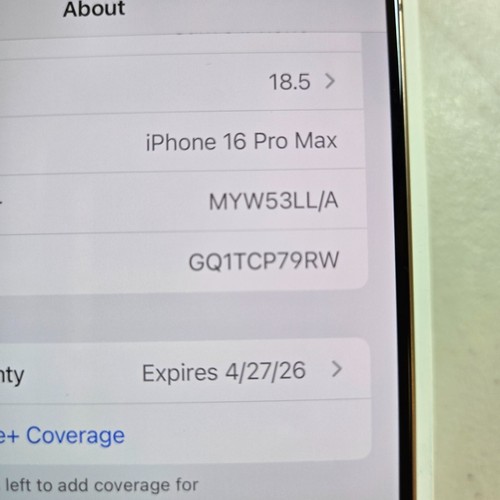 Factory Unlocked Apple iPhone 16 Pro Max 256GB Desert Titanium - Warranty!! - Zdjęcie 14 z 18