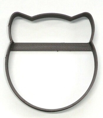 CAT FACE OUTLINE CHUBBY KITTY FELINE HEAD COOKIE CUTTER USA PR4269