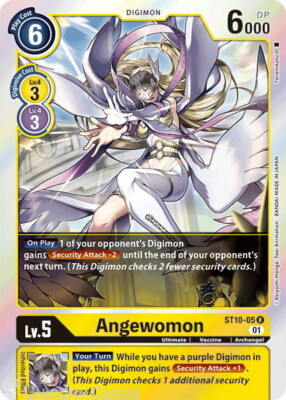 angewomon digimon card game Digimon TCG Angewomon Alternate Art EX1-030 Holo Near Mint main image 1