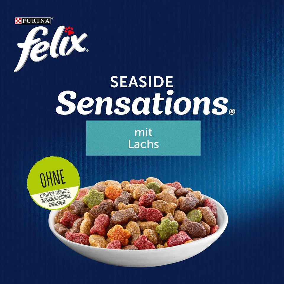 Seaside Sensations Katzenfutter trocken, mit Lachs und Gemüse, 6er Pack (6 - Bild 2 von 4