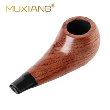 MUXIANG Tobacco Pipe Rose Wood Handmade Portable Pipe with Smoking Accessories