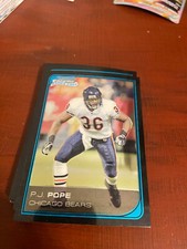 2006 Bowman Chrome PJ Pope #30 Rookie RC Chicago Bears