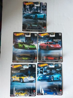 Hot wheels 1/64  🇨🇵 Exotic envy 2 set 5/5 Alpha,lamborghini,bugatti,mclaren  - Photo 1/4