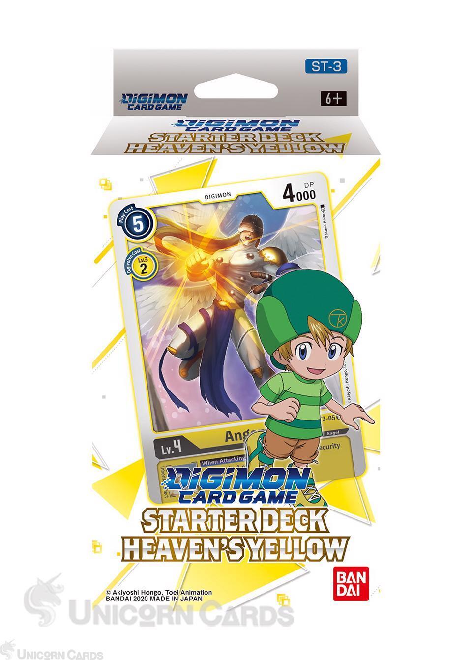 Digimon Card Game :: Starter Deck Heaven's Yellow ST-3 ::