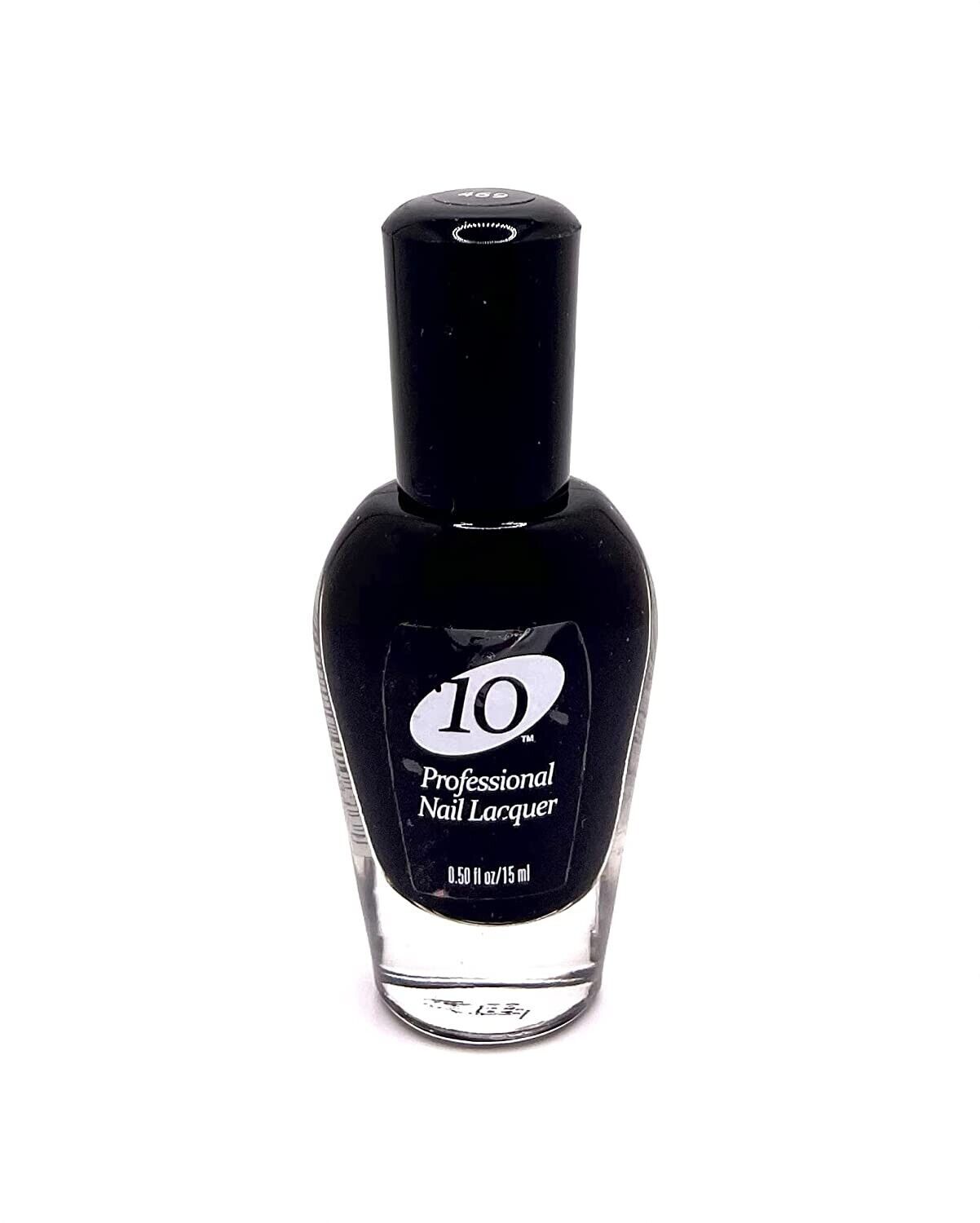 10 Professional Nail Lacquer Finger Nail Polish (The Little Black Dress  469) 815225010846 | eBay