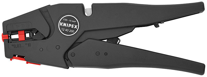 Knipex 12 40 200 Self Adjusting Wire Insulation Stripper for 0.03mm² - 10.0mm²
