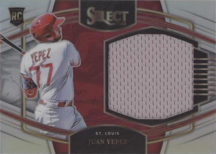 2022 Panini Select - Horizontal Rookie Jumbo Swatches Juan Yepez #HRJS ...