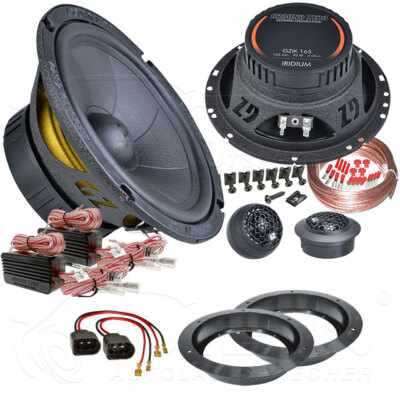 GROUND ZERO LAUTSPRECHER für VW GOLF V / 5 2003-2008 Front Vorn Tür 150W #AJPR