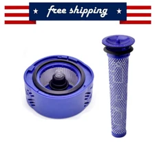 Replenishment Kit Pre & Post Motor Filters for Dyson V6 Total Clean Absolute Vac