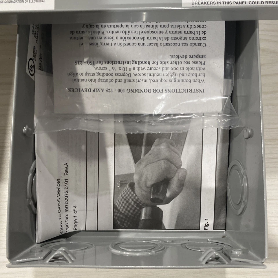 Siemens E0204ML1060SU Indoor Main Lug Load Center, 60 Amp - Image 3 of 4