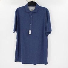 NWT Johnnie-O shirt Mens large Linxter Polo Blue Golf Casual performance stretch
