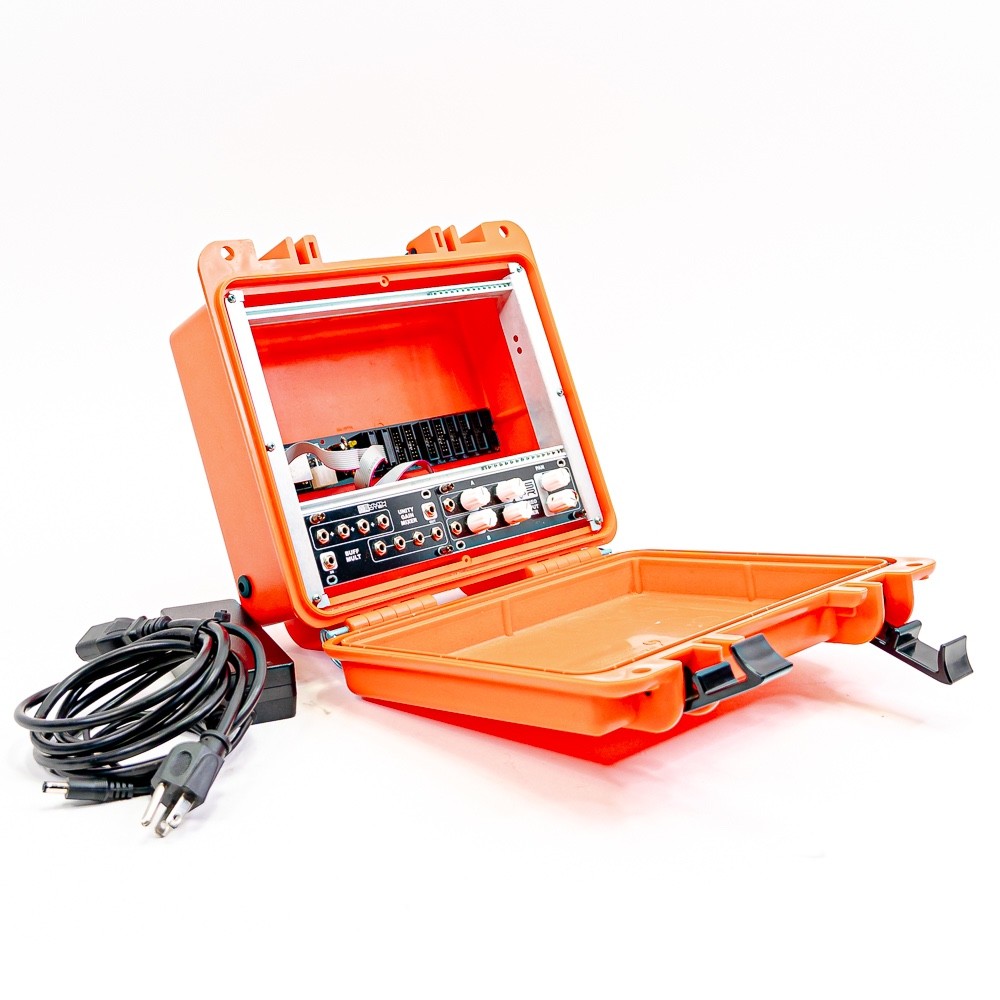 Synthrotek Power Lunch 44HP Eurorack Case w/ Mixer & Stereo Output