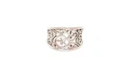 Vintage Sterling Silver 925 Heart Ring Size 5.75 Marsala
