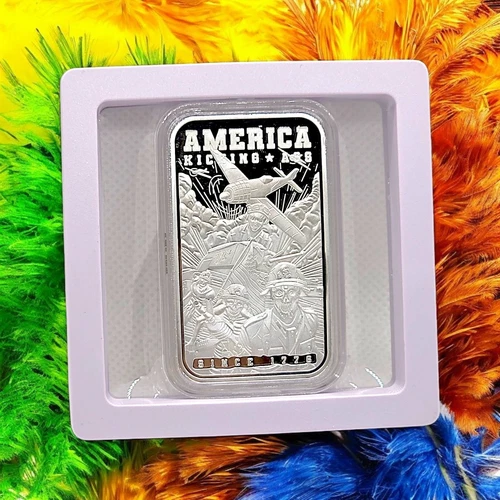Tormint - America Kicking Ass Since 1776 - 1 oz .999 Proof Silver Bar + COA