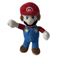 Nintendo Super Mario Brothers Mario 2017 Plush 10-11" Stuffed Toy Doll Vintage