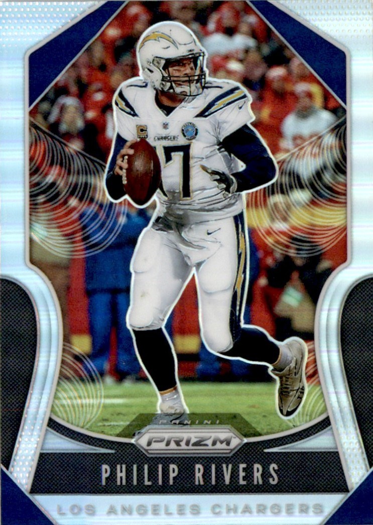 2019 Panini Prizm Silver Philip Rivers Los Angeles Chargers #220 Parallel