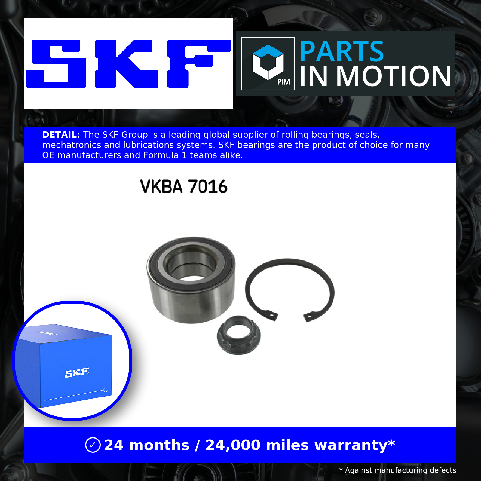 Wheel Bearing Kit fits BMW 435D 3.0D Rear 13 to 20 N57D30B SKF 33416792361 New - Image 14
