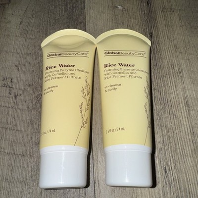 Global Beauty Care Rice Water Cleanser Foaming Enzyme Camellia 2.5oz 2 Pack