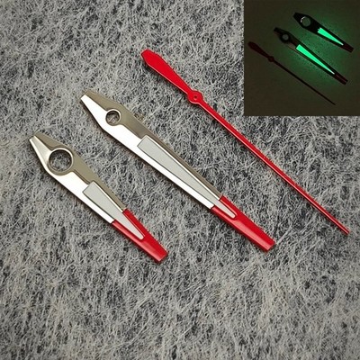 NH35 Watch Hands Silver Red Green Luminous For NH35 NH36 4R 7S Movement Parts