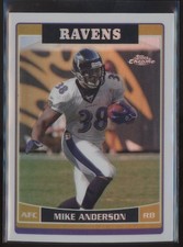 2006 Mike Anderson Topps Chrome Refractor         #157 (21C2233) $6 MAX SHIP