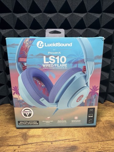 LucidSound PowerA LS10 Wired Gaming Headset Ocean Waves Blue