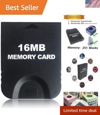 Versatile 16MB Memory Card for Gamecube  Wii - Reliable Third-Party Performance