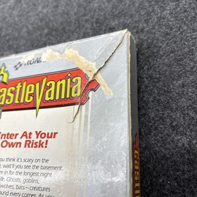 Castlevania 5 Screw Box & Cartridge (NES) - Authentic Good Condition
