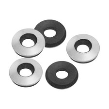 100Pcs 5.5x12mm 304 Stainless Steel EPDM Bonded Sealing Neoprene Rubber Washers