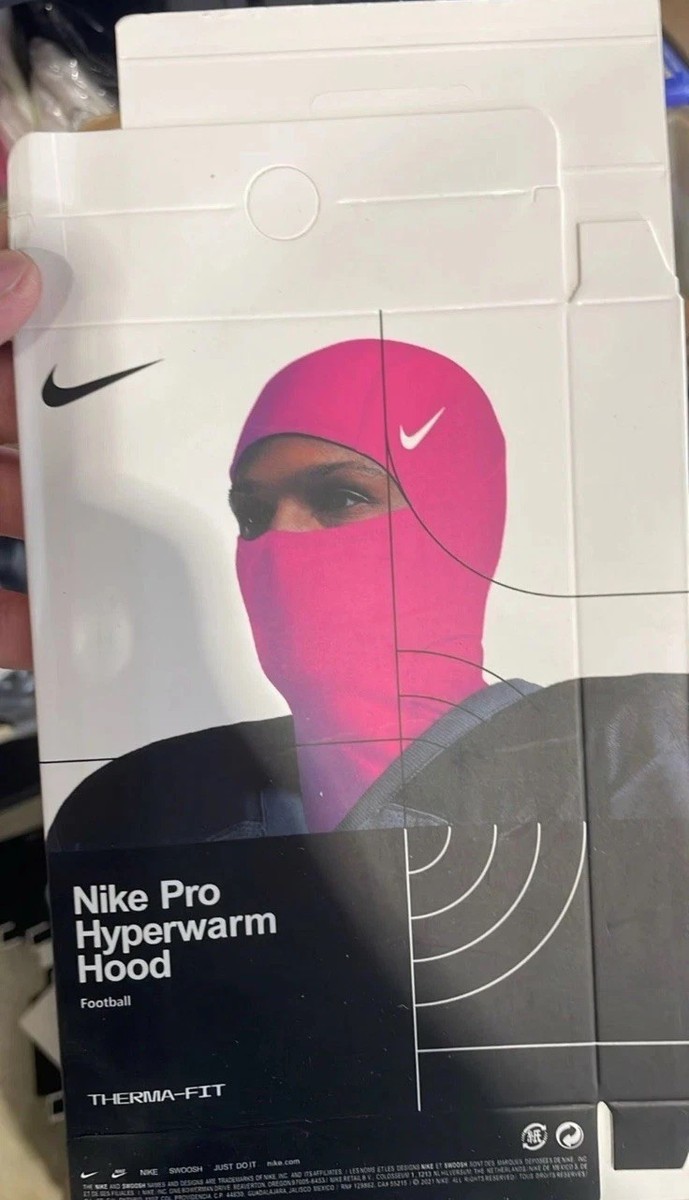 Nike Pro Therma-Fit Hyperwarm Hood Ski Mask - PINK | eBay