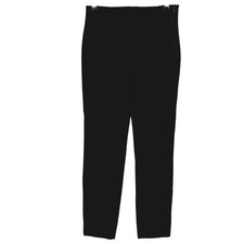NEW Quince Ultra Stretch Ponte Pintuck Ankle Pants Black WOMEN Medium Career