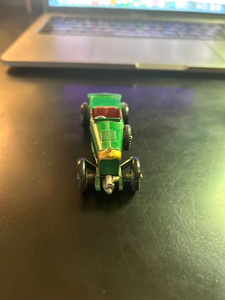 Modelos de antaño por Lesney de Inglaterra 1929 Le Mans Bentley Y-5 1956 Foto 4 de 4