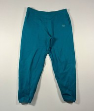 Vintage USA Olympic Team Sweatpants Teal Fleece Joggers Large USA Made
