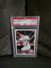 2011 TOPPS UPDATE MIKE TROUT PSA 10 GEM MINT ROOKIE CARD L.A.ANGELS RC #US175