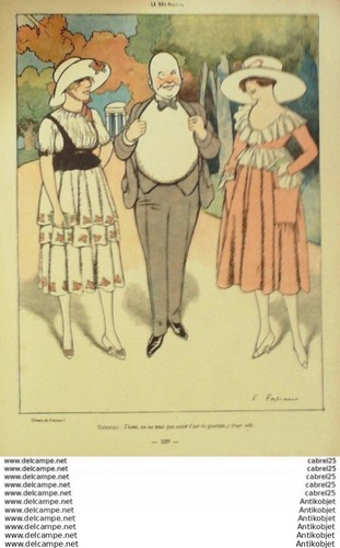 La Baionnette 1917 # 093 (oe�ufs De Paques) Willette Bofa Leonnec Fabiano - Picture 3 of 8