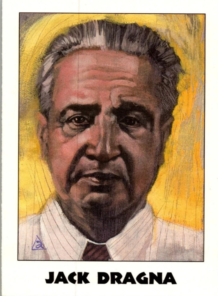 1992 True Crime Series 3, G-Men and Gangsters Card #129 - JACK DRAGNA