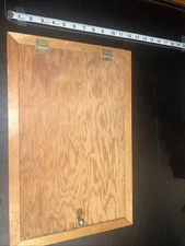 Vintage One Drawer Wood Sewing Box Spool & Notions Holder - Hand Made - Unique