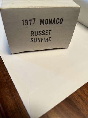 1977 Dodge Monaco Plastic Promo Model 1/25 Scale Russet Sunfire With Box - Picture 12 of 12