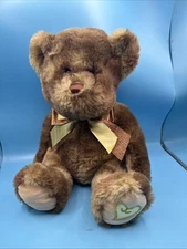 Hugfun Classic Dark Brown Teddy Bear Stuffed Animal 11" Plush Pal very soft Bin5