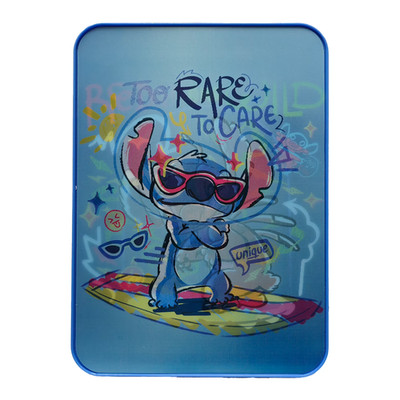 RARE Disney Stitch 6 Can Mini Fridge NEW DISNEY With Animated Effect Holographic