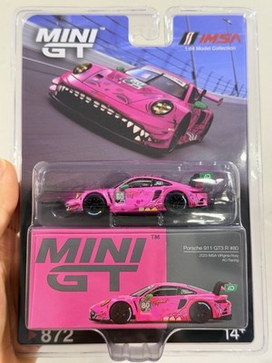 Mini GT Porsche 911 GT3 R #80 Roxy 2023 IMSA VIRginia first debut