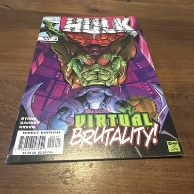 Hulk #3 Vol. 2 1999 Marvel Comics Comic Book Virtual Brutality