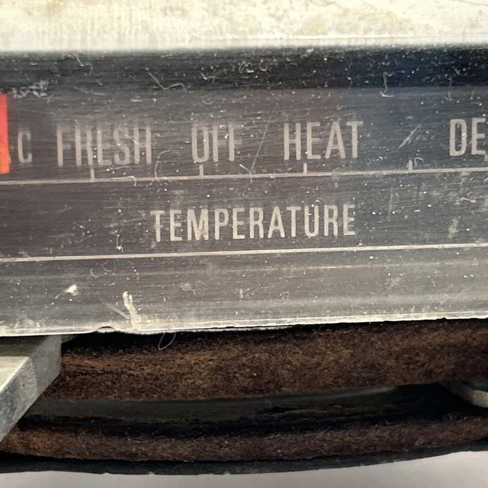 Ford Thunderbird 1968 68 tablero conjunto de control de aire acondicionado térmico OEM Foto 4 de 4