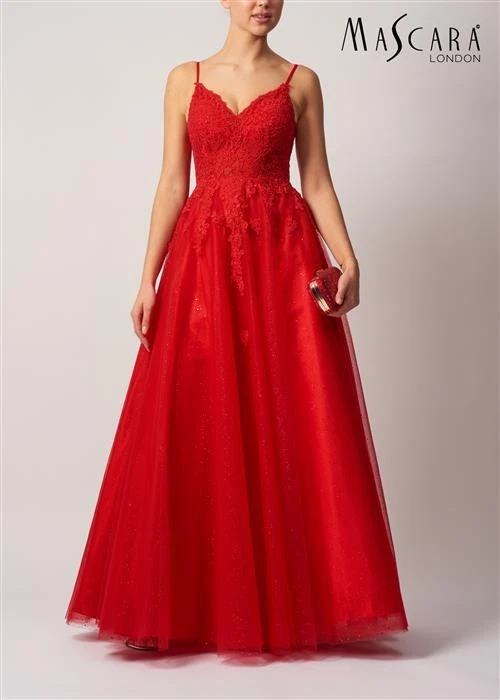 Glitter Ball Gown Red Dresses for Women for sale | eBay UK