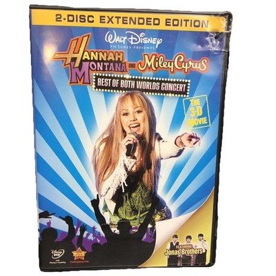 Hannah Montana  Miley Cyrus Best of Both Worlds Concert DVD, 2008, 2-Disc Set