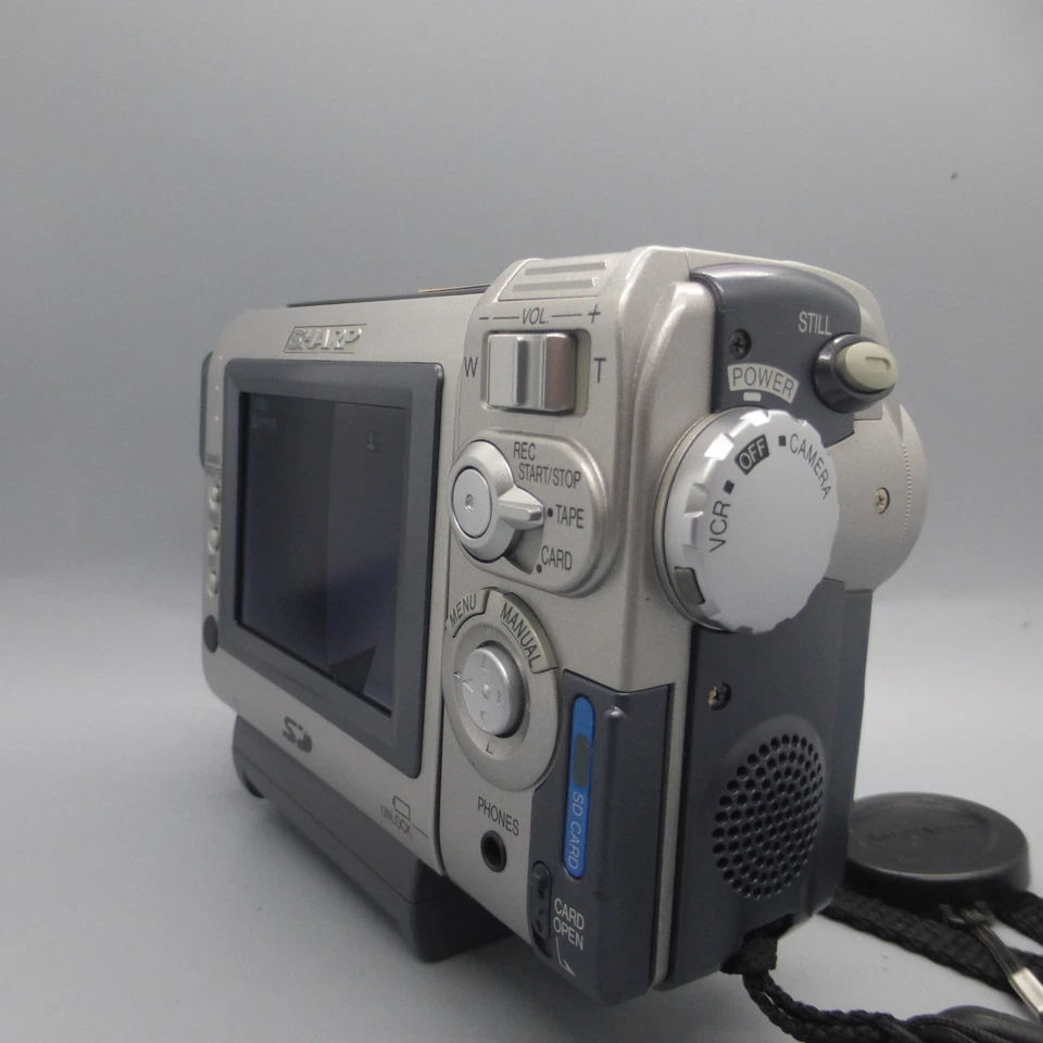 Sharp VL-NZ80H Handheld MiniDV Camcorder Silver Tested - Image 4 of 4